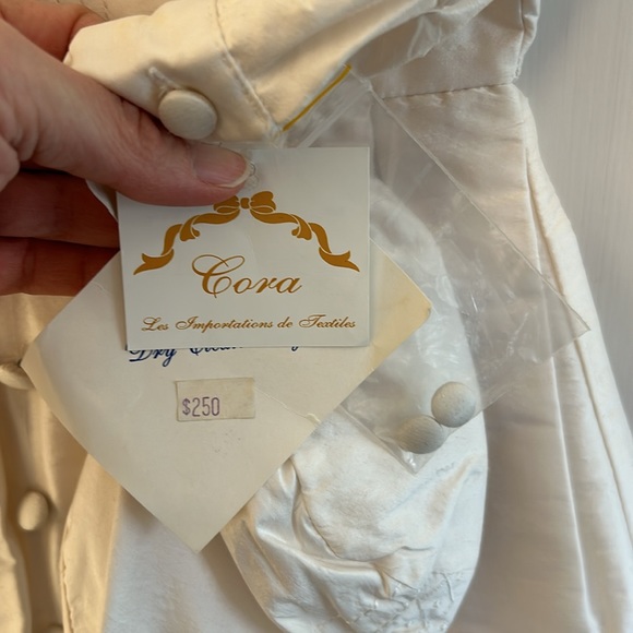 Pure Silk Traditional Classic Heirloom Baptism Christening Outfit New with Tags - Picture 7 of 11